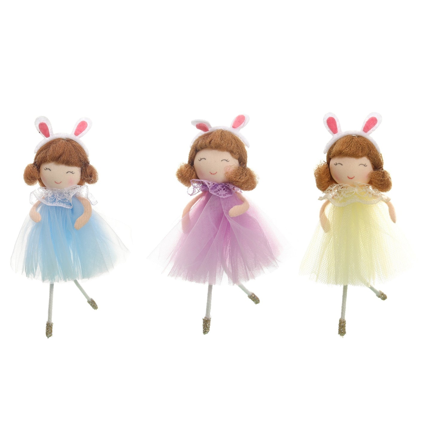 Easter Gauze Skirt With Headband Girl Pendant